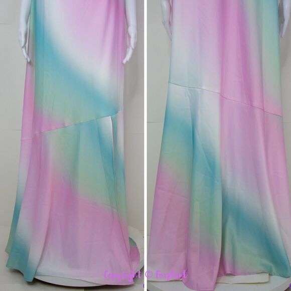 NEW Eloquii Maxi slip tie-dye‎ dress, plus size 26 - Picture 5 of 16